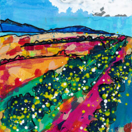 Admiring the Gorse on Barbour Road by Joe MacFarlane