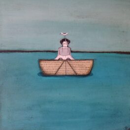 Floating Away In A Paper Boat by Jackie Henderson