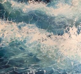 Aqua Waves by Lindsay Dudley