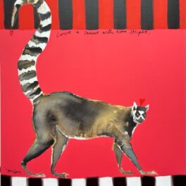 Lemur and Extra Stripes by Janice Gray