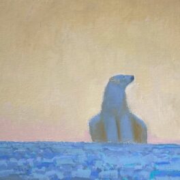 Polar Bear Evening Study 2 by Darren Rees