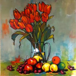 Les Tulipes Rouges by Lex McFadyen