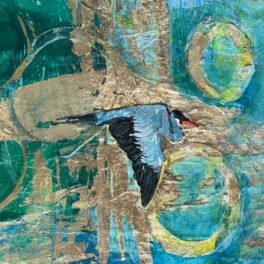Heron in Flight by Eleanor Spens