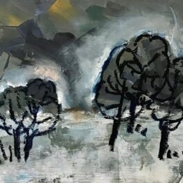 Oak Trees, Winter by Claire MacLellan