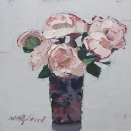 Pink Roses by Mhairi McGregor RSW
