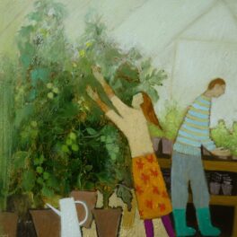 Lettuces and Tomatoes by Helen Tabor