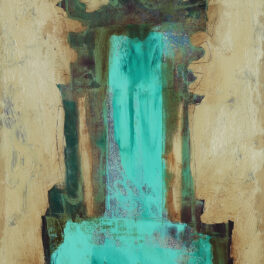 Turquoise Monument by Margaretann Bennett RSW