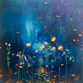 Sunflower, Nocturne by Christine Clark