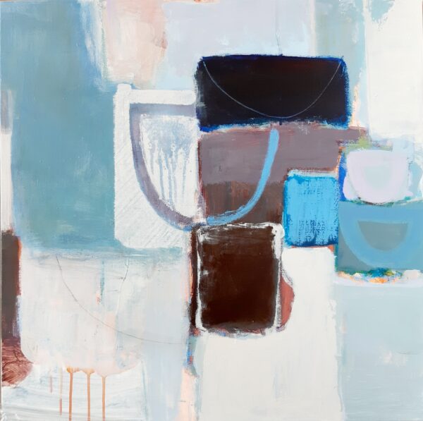 Pascale Steenkiste, Patterns of Vessels, acrylics, 23.6 in sq, 24.8 in sq, £725