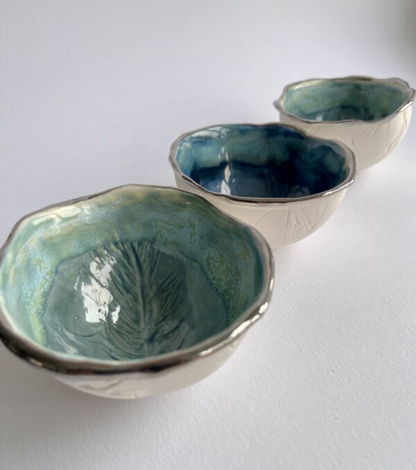 Nicola Briggs Feather Bowls - Nicola Briggs Ceramics