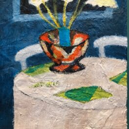 Chinese Bowl with Flowers by Susan Cook