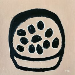 Olives on Pink by Claire MacLellan