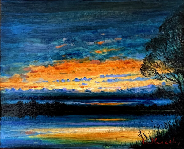 Lake of Menteith Dusk, Old Friends