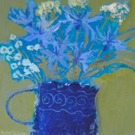 Cornflowers and Forget-me-nots by Helen Tabor