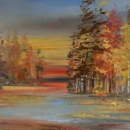 Evening Glow River Earn by Rosanne Barr